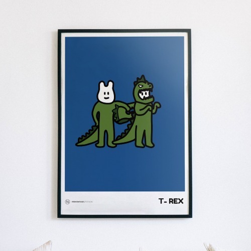 [포스터] 티라노와 토끼 A3